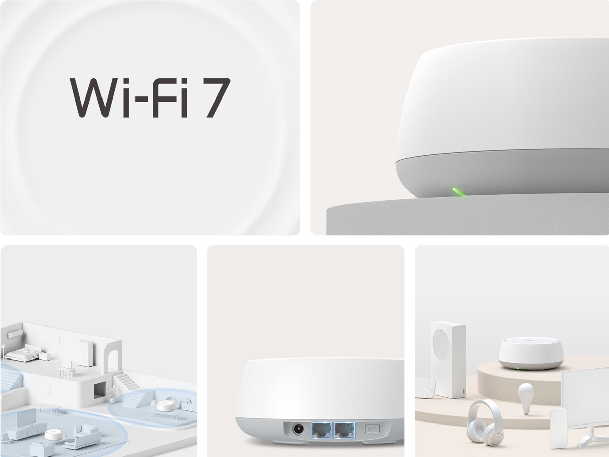Domowy system Mesh Wi‑Fi 7 TP-Link Deco BE25 - Grafika lifestyle