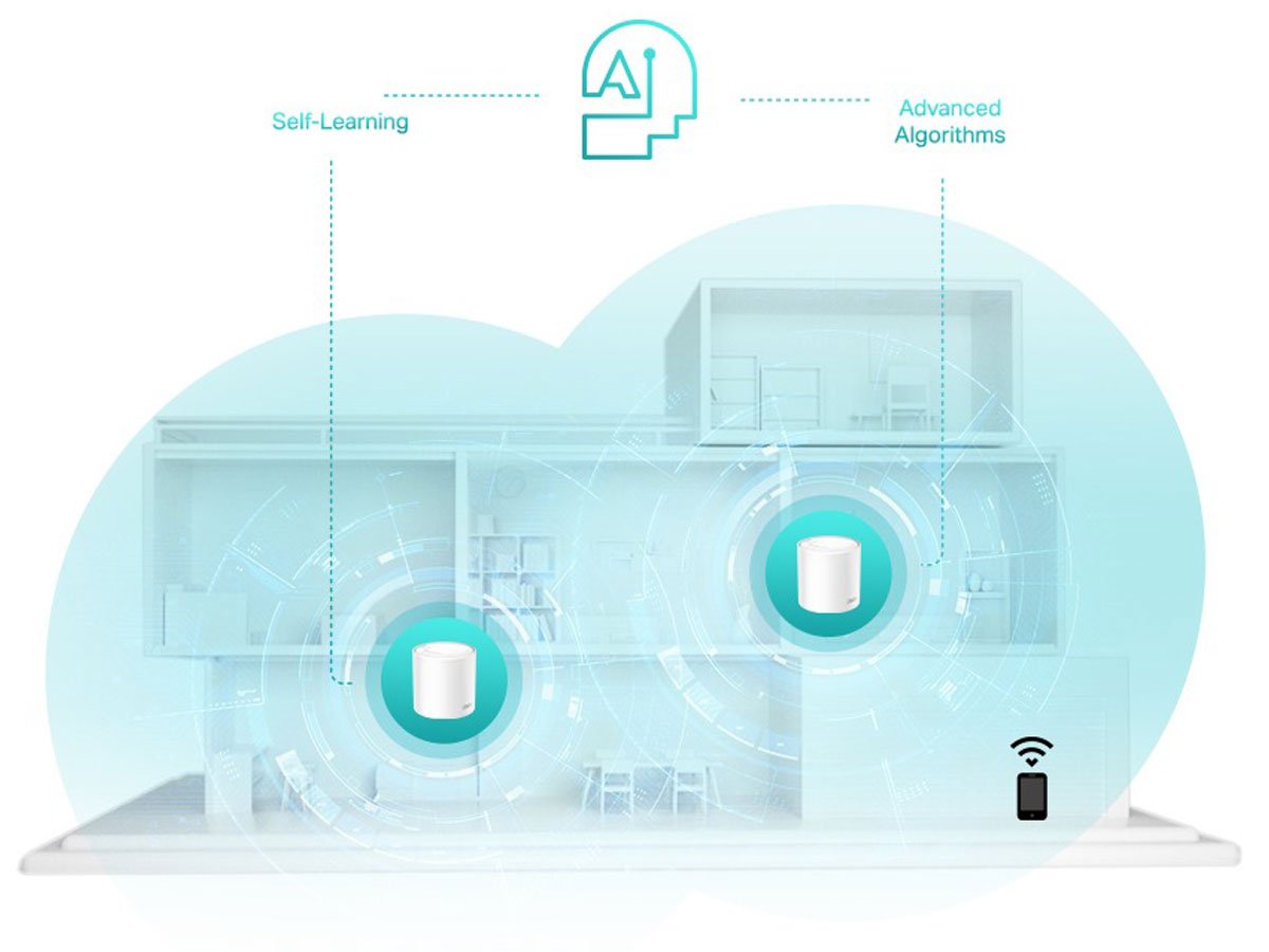 Domowy system Wi-Fi 6 Mesh TP-Link Deco X60 - Grafika lifestyle