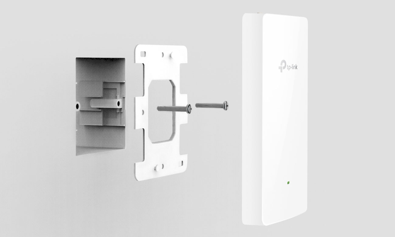 TP-Link EAP225-WALL Kompaktowa obudowa i instalacja