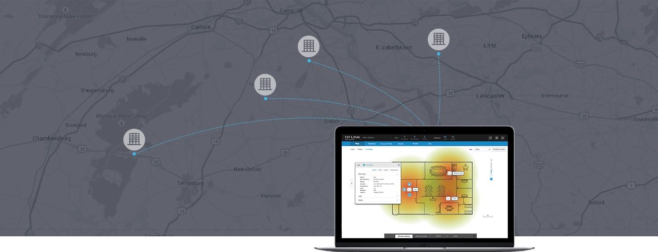 TP-Link EAP320 centralne zarządzanie