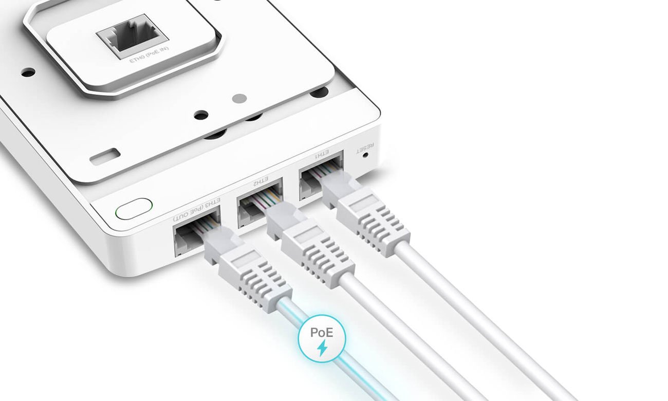 TP-Link EAP615-Wall Porty LAN PoE