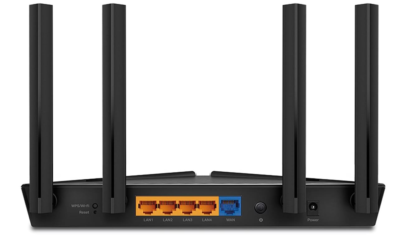 Dwupasmowy router Wi-Fi 6 TP-Link Aginet EX220 (AX1800) - Widok od tyłu