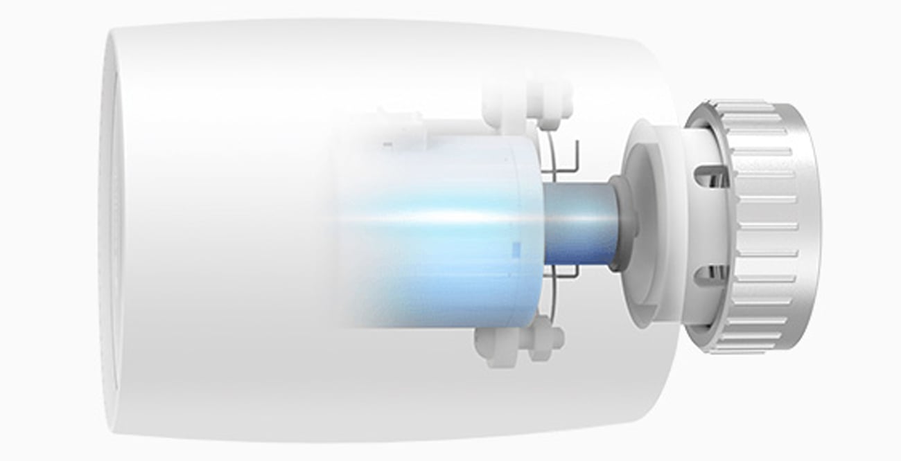 Zestaw termostatycznego zaworu grzejnikowego TP-Link Kasa Smart KE100 Kit - Szybki czas reakcji i mocny silnik
