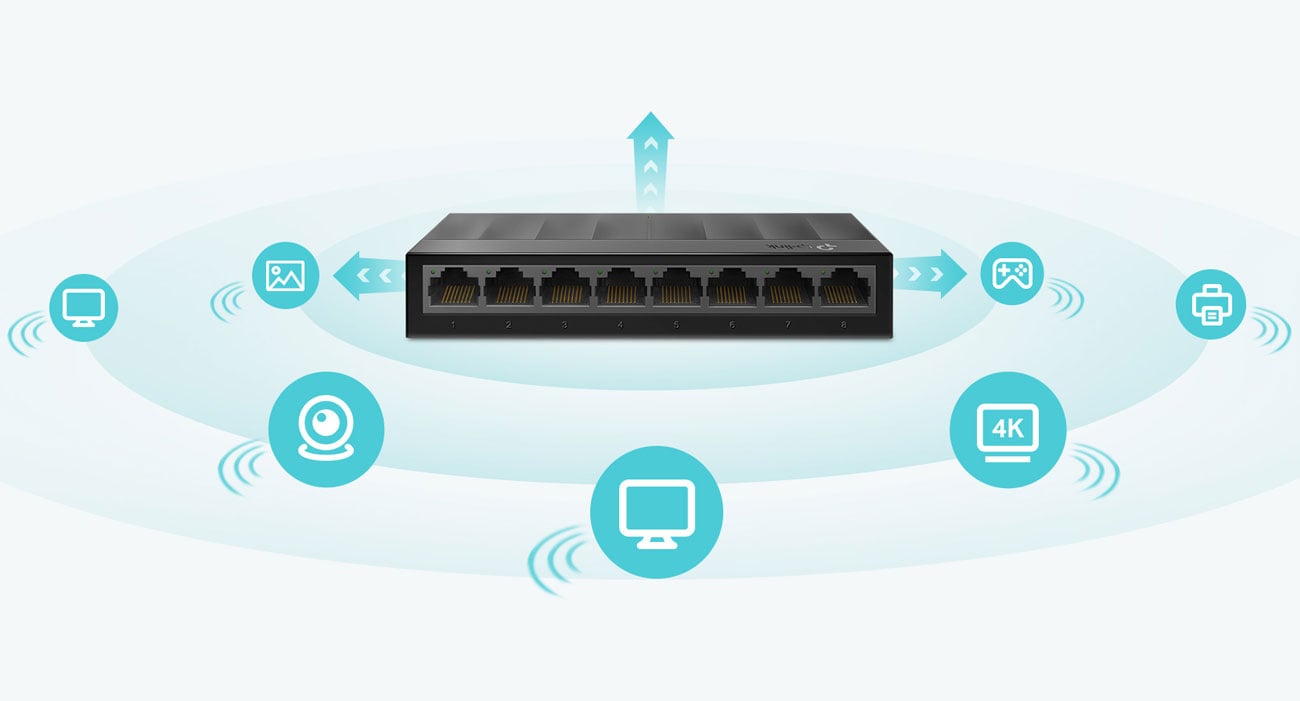 Switch TP-Link 8p LS1008G