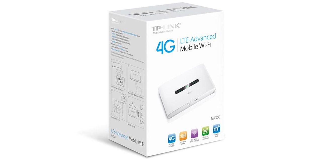 TP-Link M7300 gniazdo micro SD