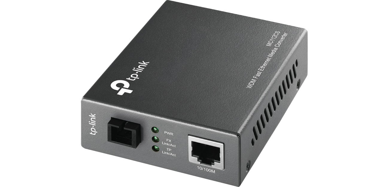 TP-Link MC112CS media konwerter światłowodow (RJ-45<>SC)
