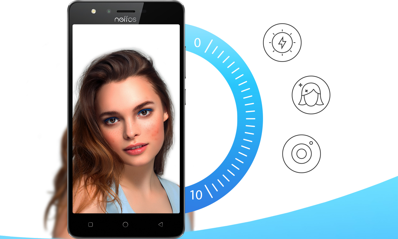TP-Link Neffos C5s selfie kamera 2 mpix