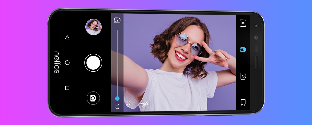 TP-Link Neffos C5 Plus aparat upiększanie selfie