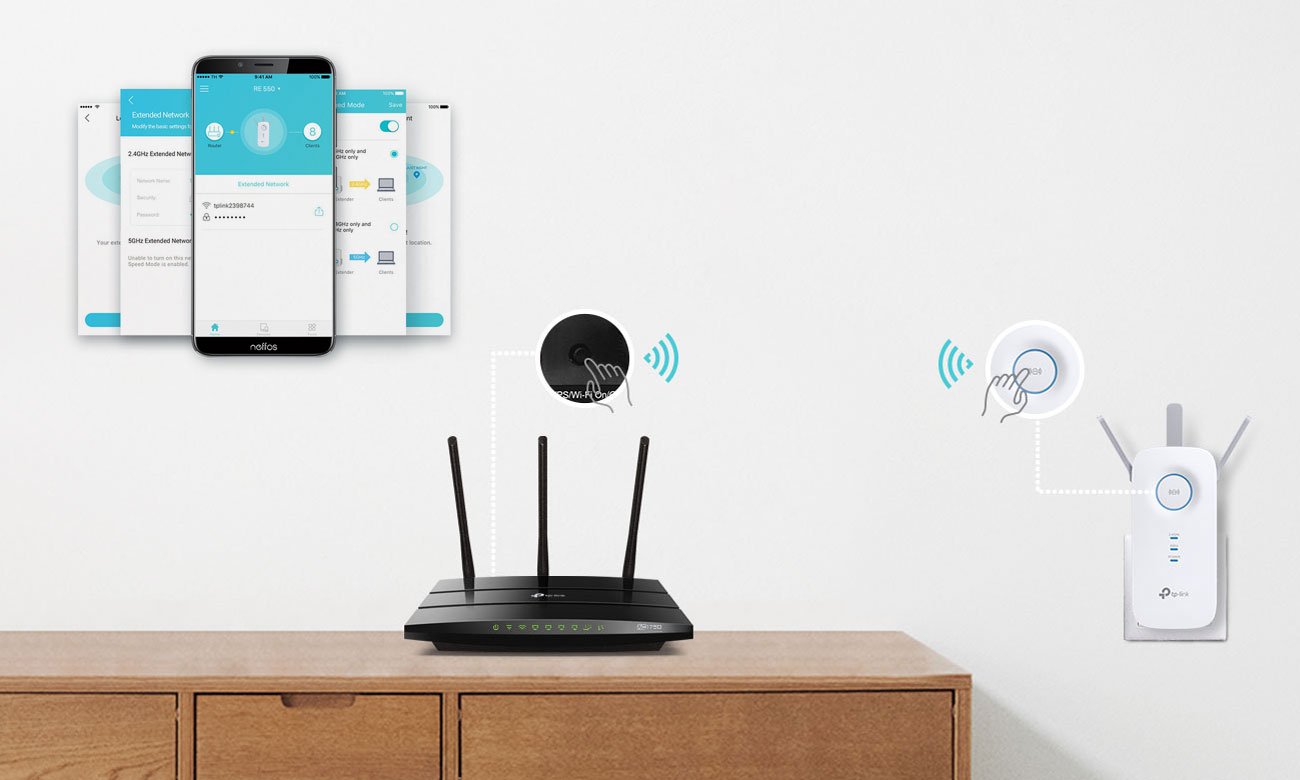 TP-Link RE55o - Konfiguracja
