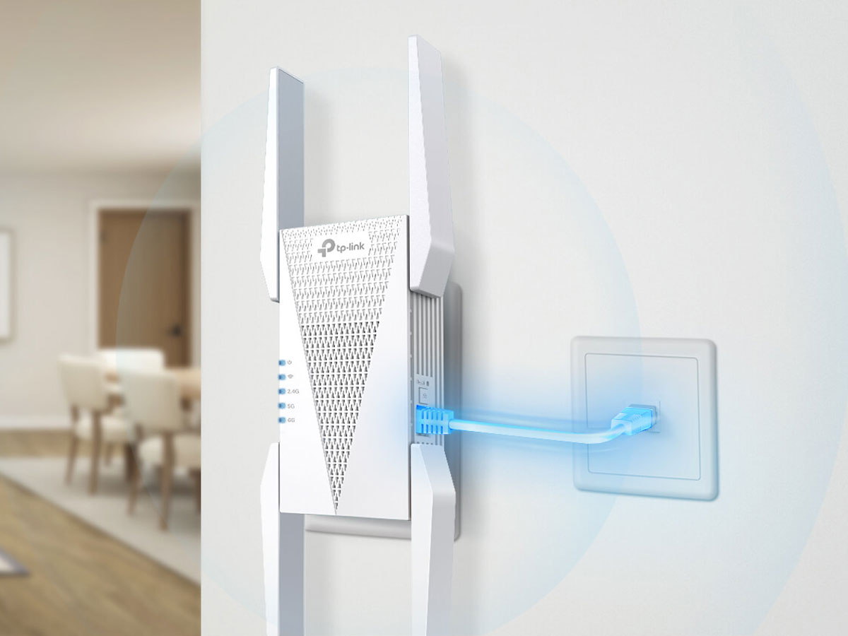 TP-Link RE815XE łączność LAN