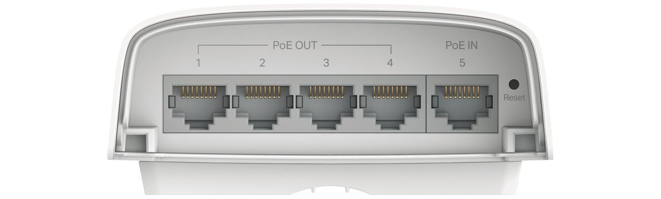 TP-Link SG2005P-PD porty