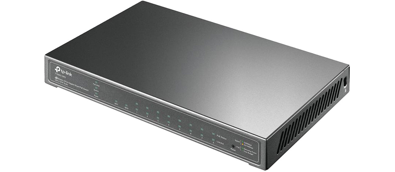 Switch TP-Link 10p T1500G-10PS Widok od góry