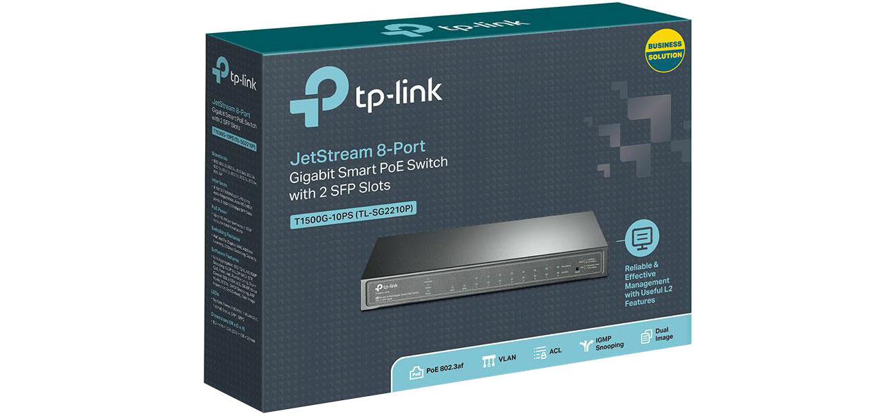 Switch TP-Link 10p T1500G-10PS BOX