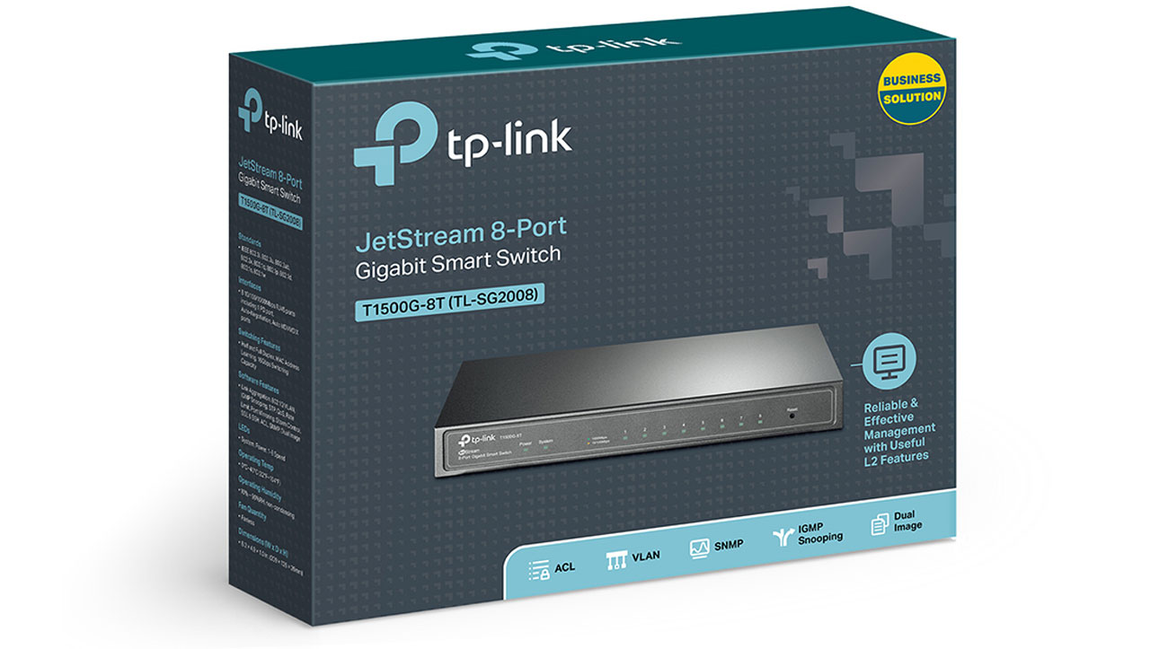 TP-Link 8p T1500G-8T Rack