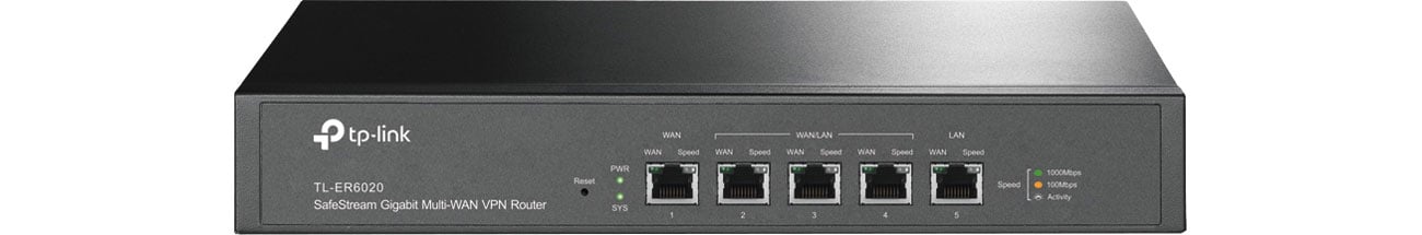 TP-Link TL-ER6020 V2 - Widok z przodu