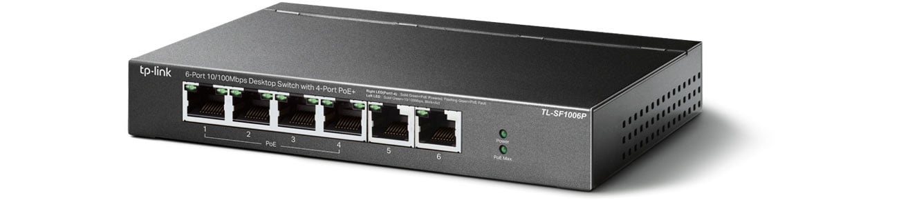  TP-Link 6p TL-SF1006P (6x10/100Mbit, 2xPoE+)