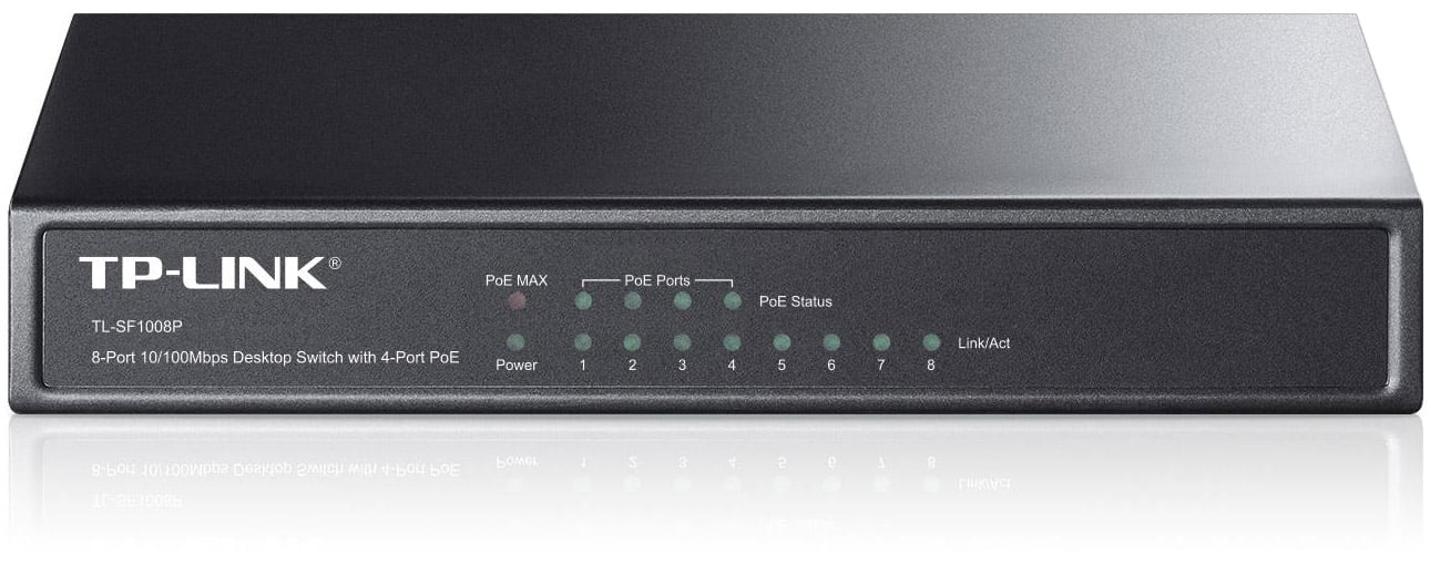 Switch TP-Link 8p TL-SF1008P zastosowanie