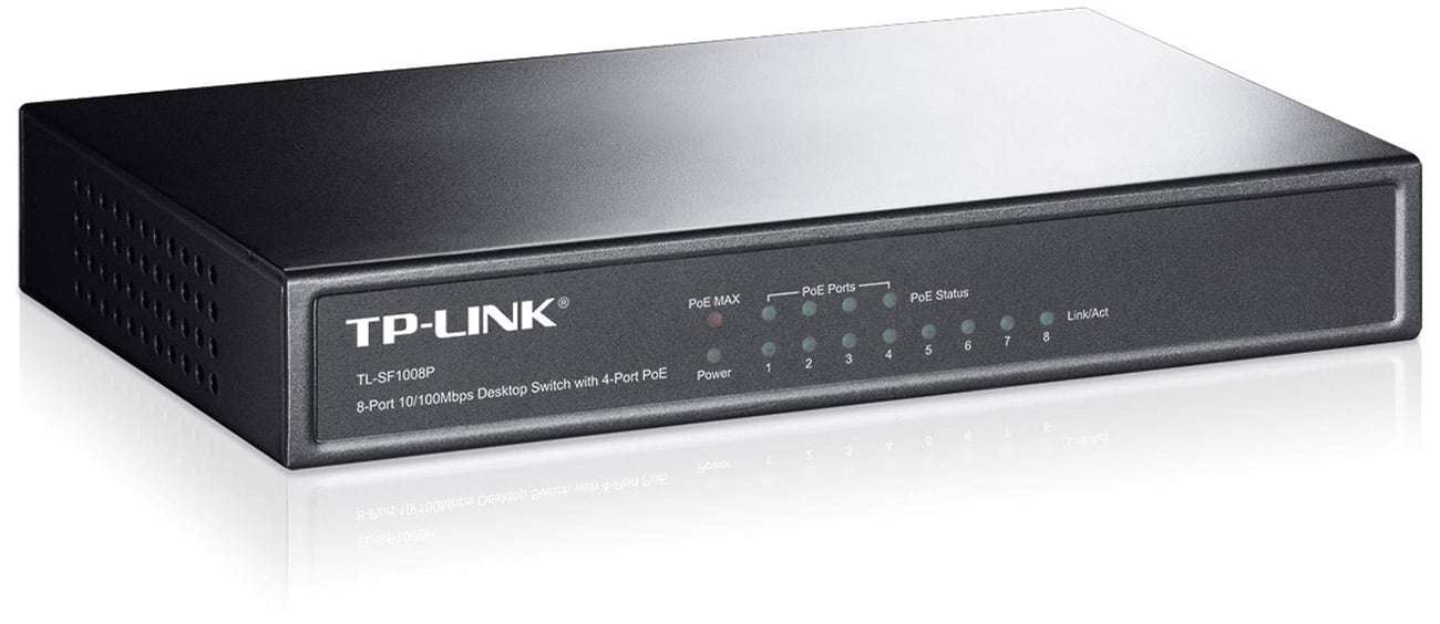Switch TP-Link 8p TL-SF1008P prosta obsługa