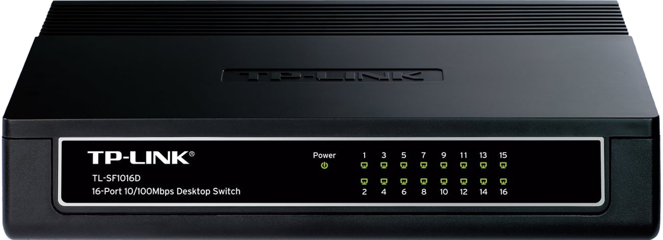 switch TL-SF1016D widok z przodu