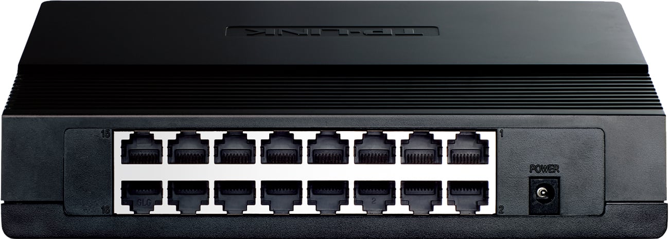 switch TL-SF1016D widok z tyłu
