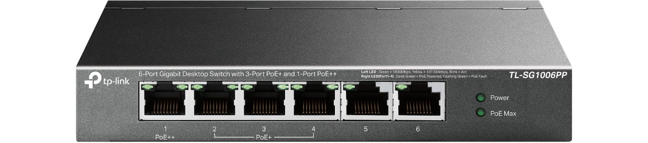 TP-Link TL-SG1006PP porty