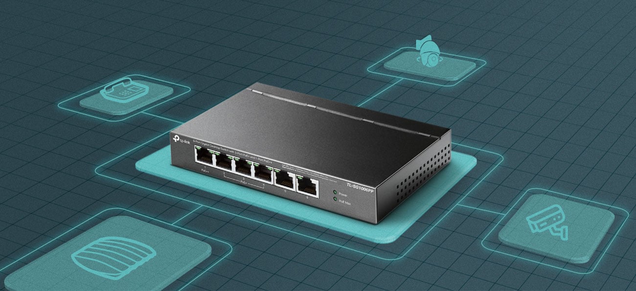 Switch PoE TP-Link TL-SG1006PP