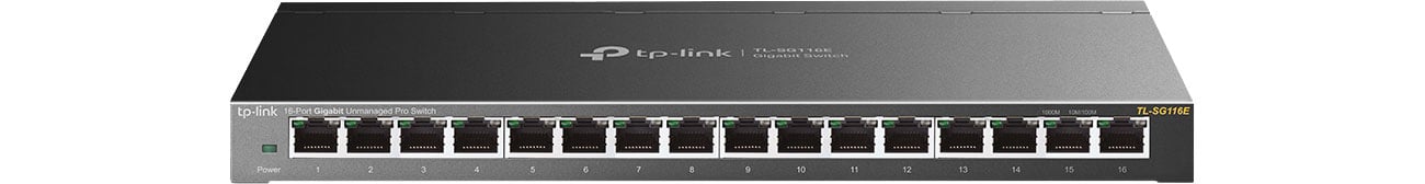 Switch TP-Link 16p TL-SG116E 16x10/100/1000Mbit (Unmanaged Pro) (SMB)