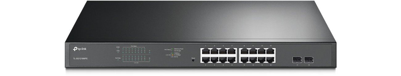TP-Link TL-SG1218MPE Złącza