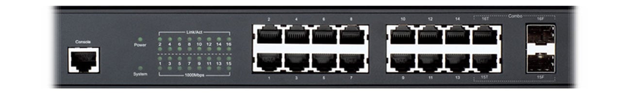 TP-Link 16p TL-SG3216 Rack vlan stp rstp lacp igmp
