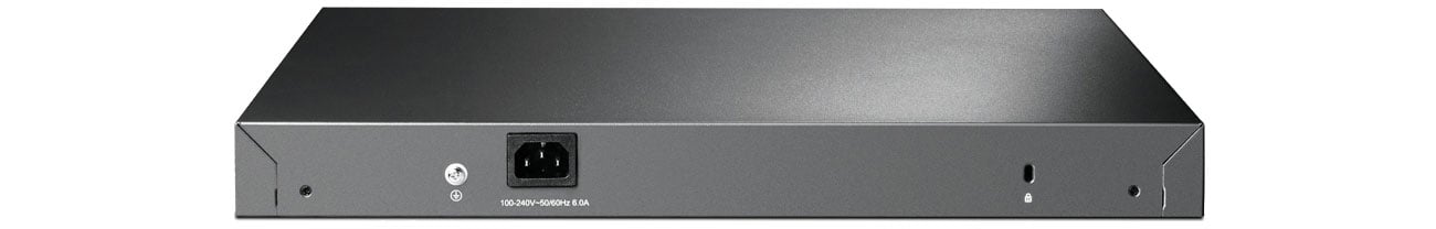 TP-Link TL-SG3428XMP Widok z tyłu