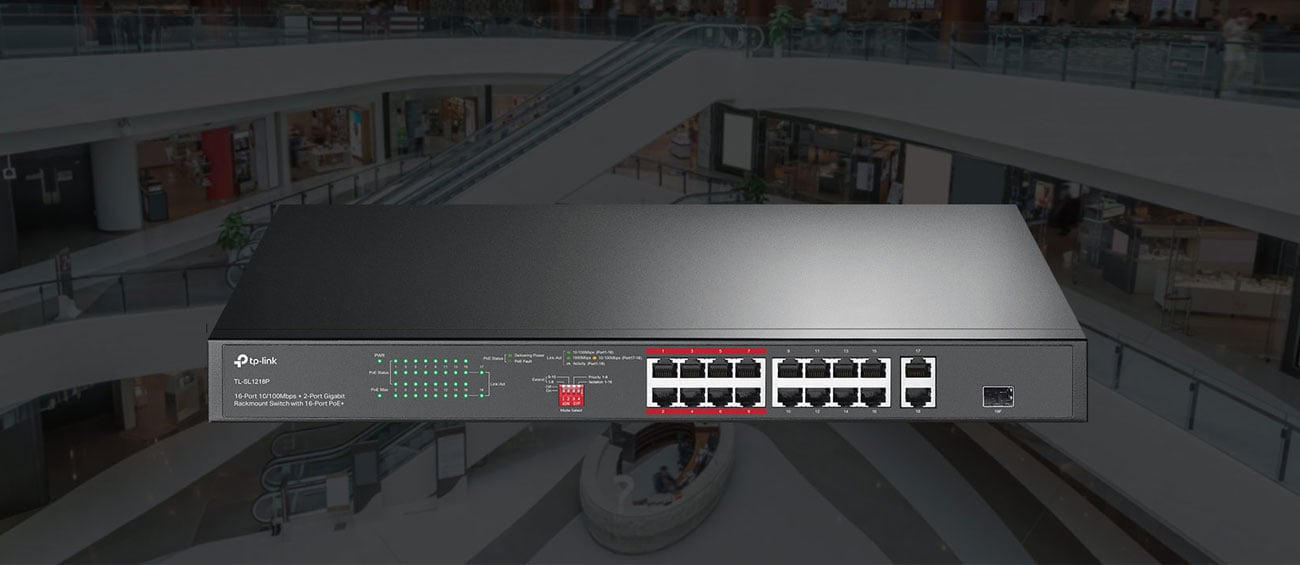 TP-Link TL-SL1218P Przełącznik