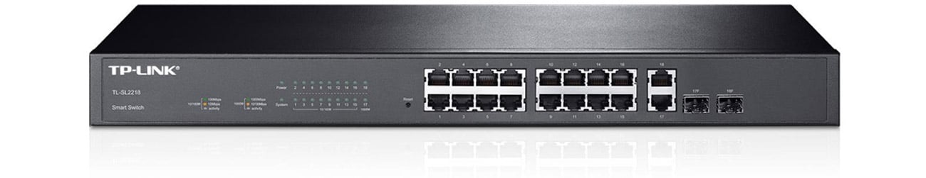 TP-Link 18p TL-SL2218 Rack funkcje