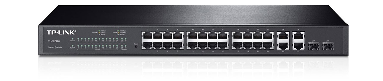TP-Link 28p TL-SL2428 Rack przełącznik warstwy