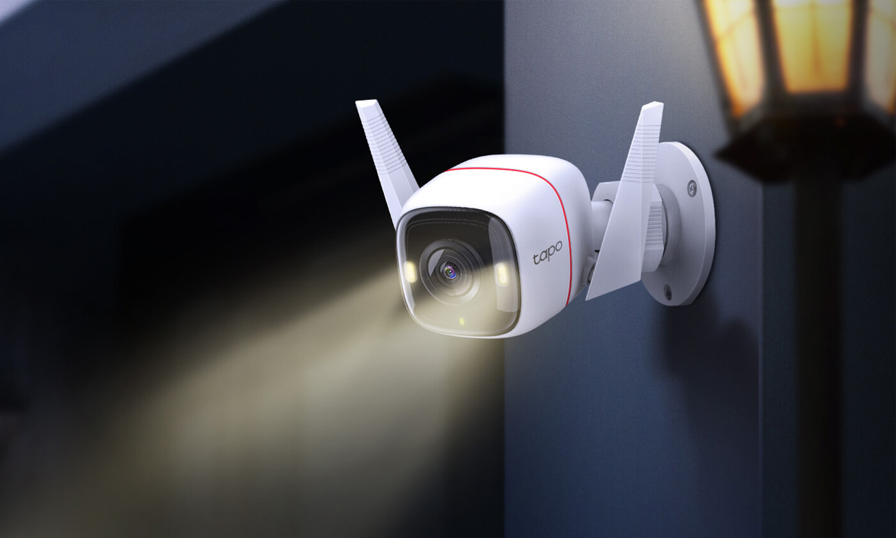 Kamera Wi-Fi do monitoringu zewnętrznego TP-Link Tapo C320WS - Tryby Starlight i nocny w kolorze