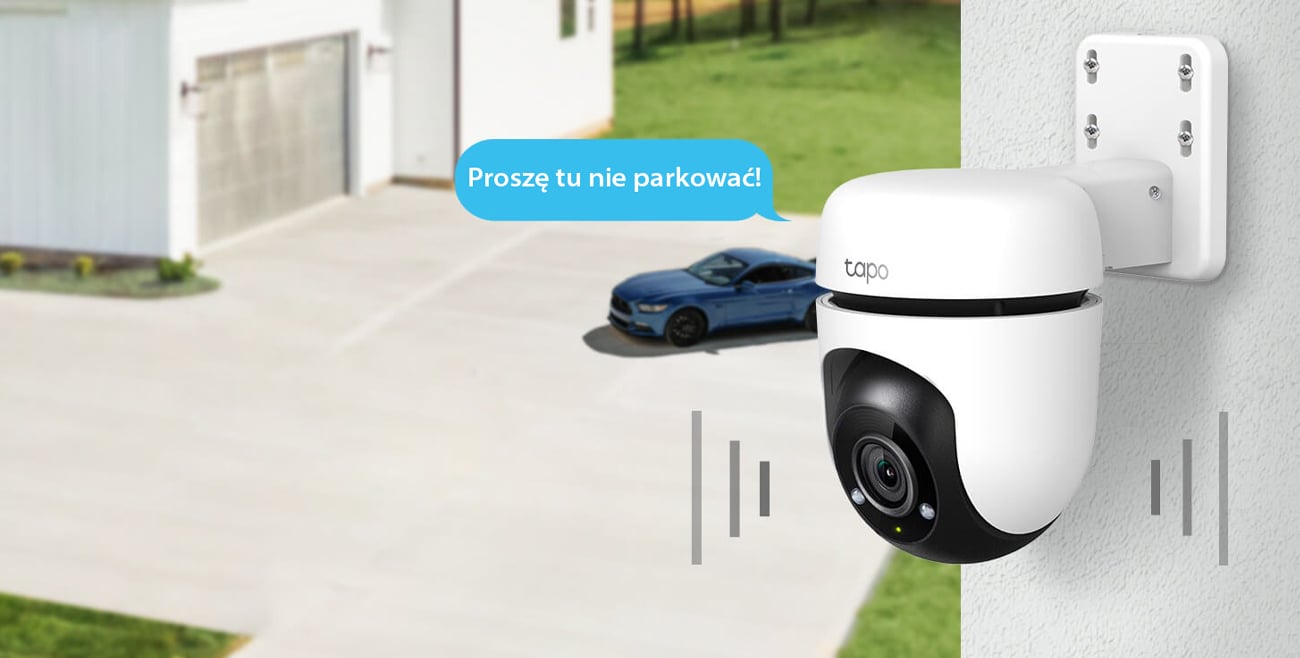TP-Link Tapo C500 Smart Outdoor Camera - Персоналізований звук будильника та двостороння передача звуку