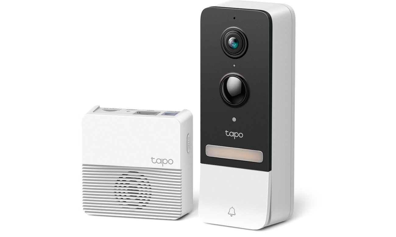 Wideodzwonek TP-Link Tapo Smart D230S1 z zasilaniem bateryjnym - Widok ogólny zestawu