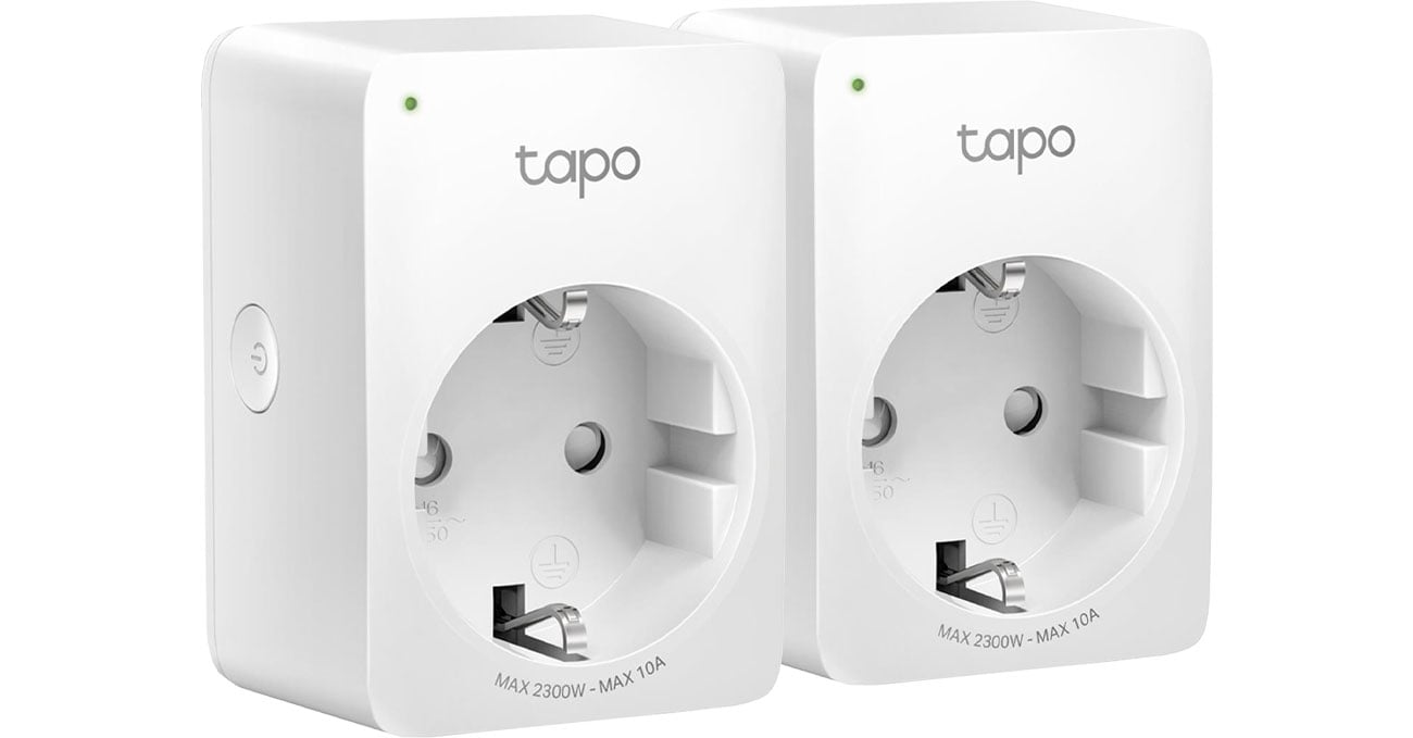 Gniazdo Smart Plug TP-Link Tapo P100 bezprzewodowe (Wi-Fi) zestaw 2 szt.