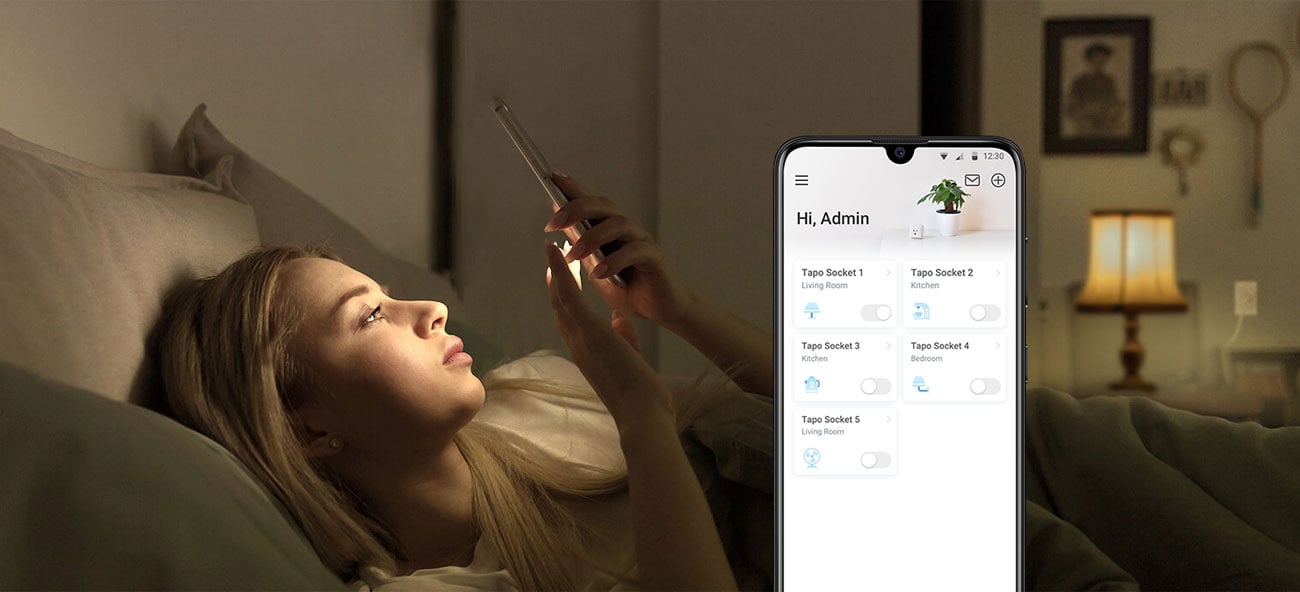 Inteligentne gniazdko TP-Link Tapo P100 Mini Smart Plug Wi-Fi - Efektywnie zarządzaj swoim czasem dzięki automatycznym harmonogramom