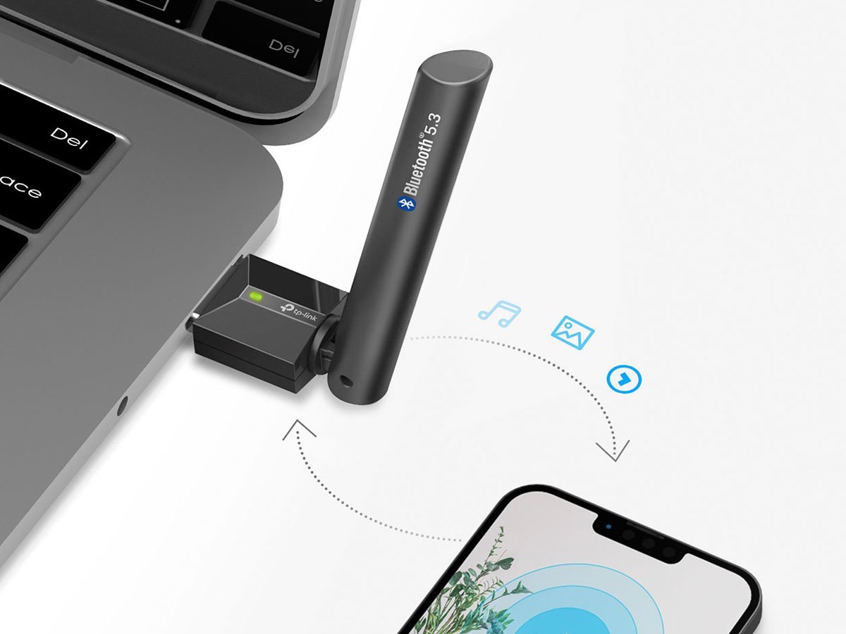 Adapter USB Bluetooth dużego zasięgu TP-Link UB500 Plus - Grafika lifestyle