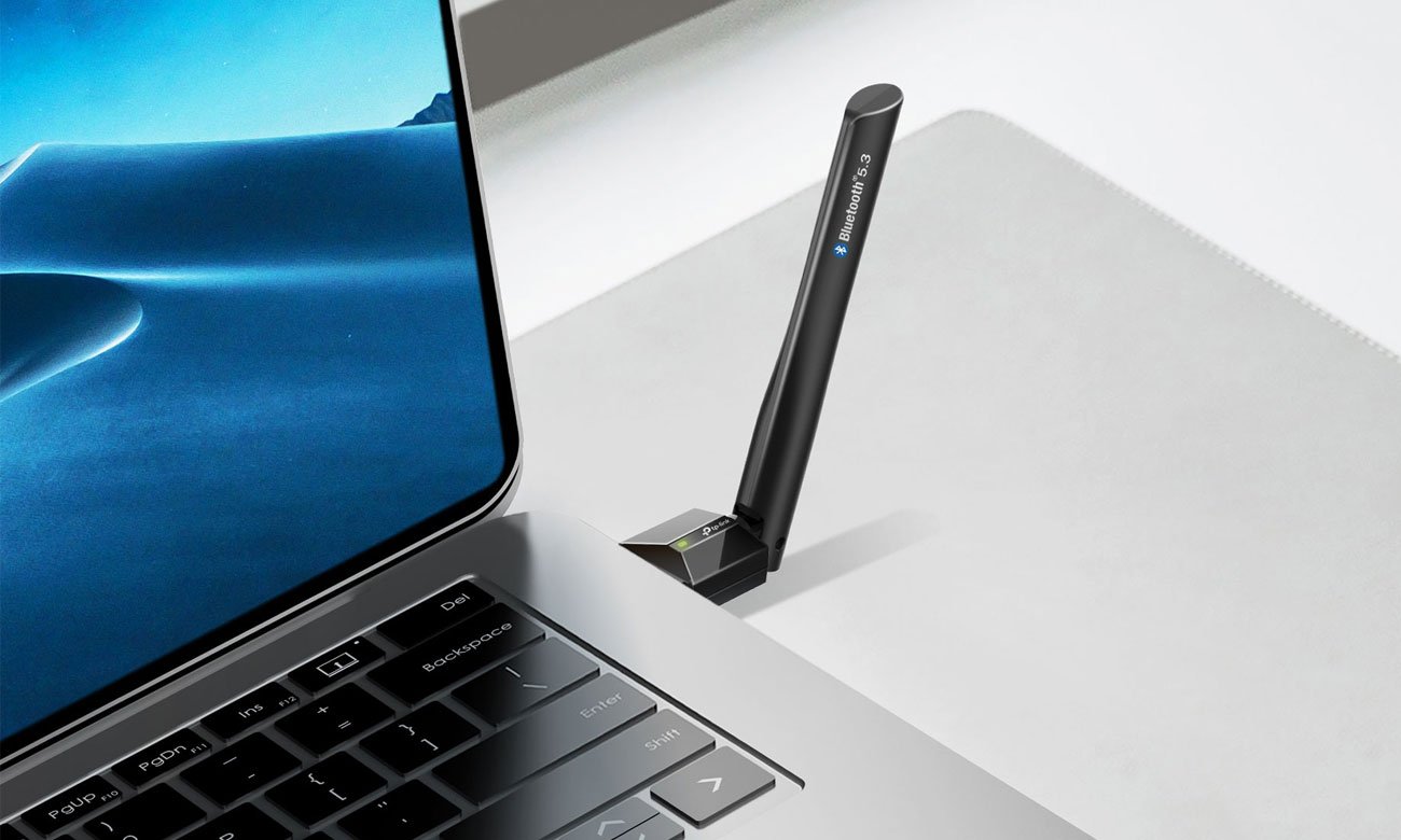 Adapter USB Bluetooth dużego zasięgu TP-Link UB500 Plus - Grafika lifestyle