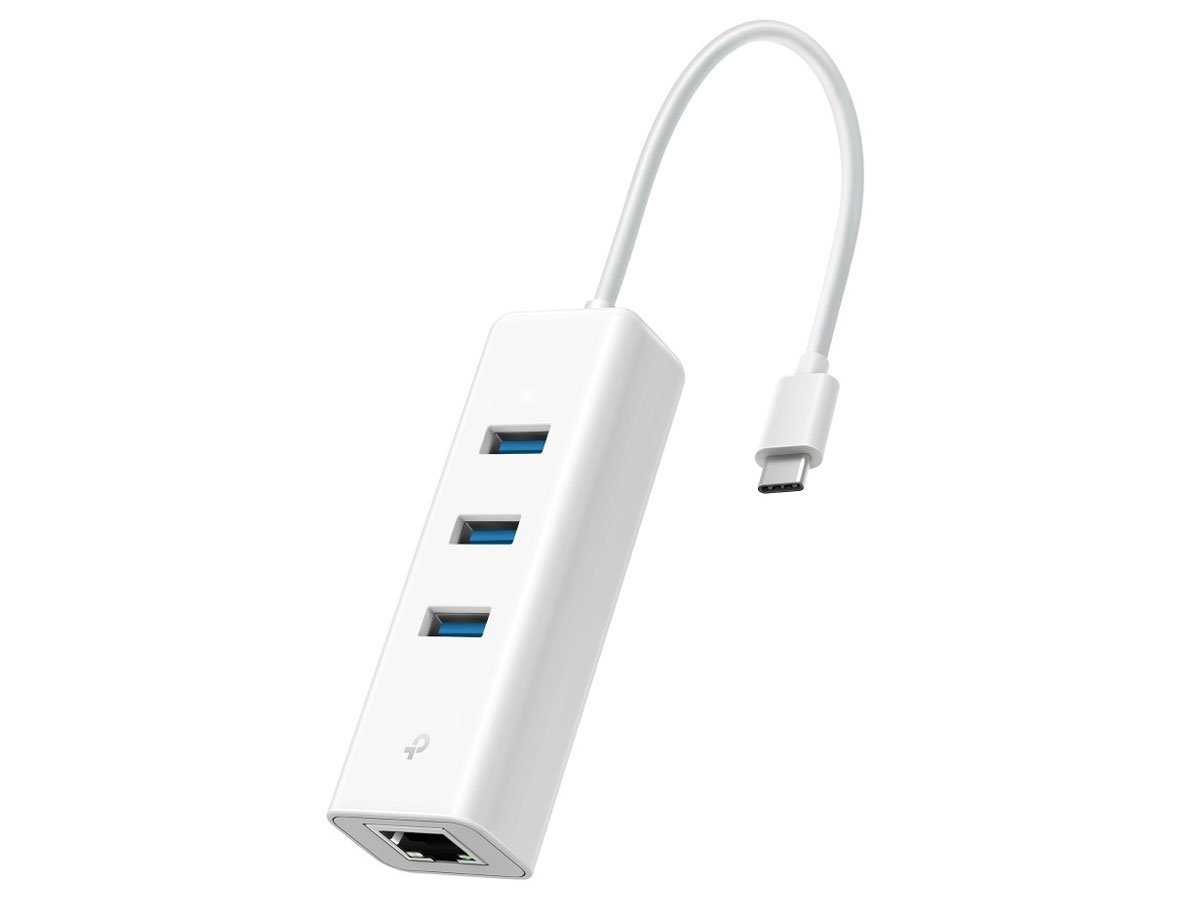 Karta sieciowa TP-Link UE330 (10/100/1000Mbit) USB 3.0 Typ C + HUB 3x USB 3.0 - Widok ogólny