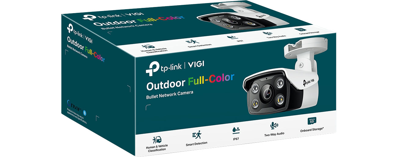 TP-Link VIGI C340(2.8mm) kamera Bullet 4MP FullColor - Kamery IP