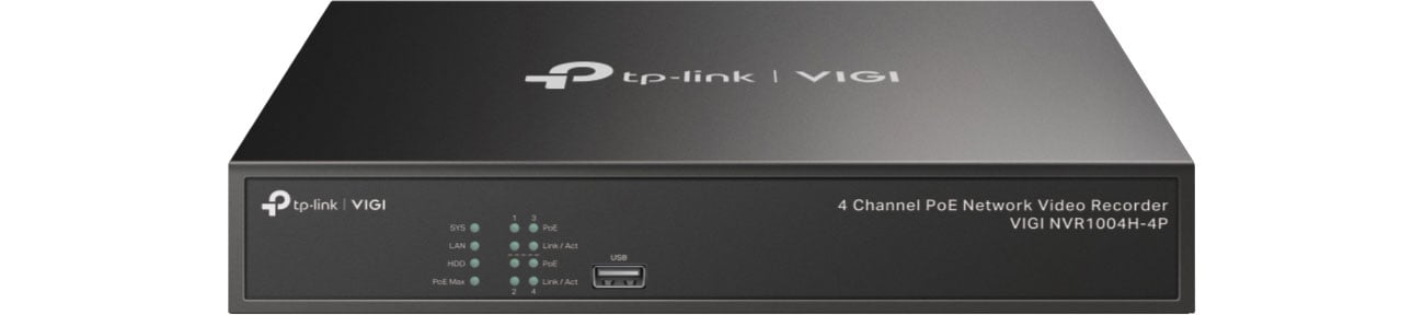 TP-Link VIGI NVR1004H-4P rejestrator IP