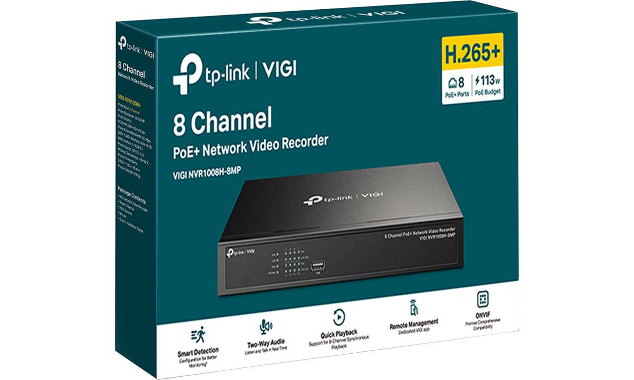 TP-Link VIGI NVR1008H-8MP box