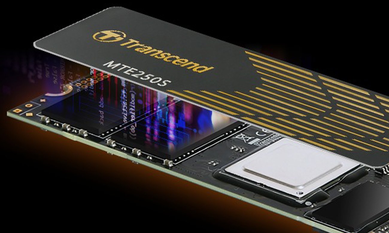Dysk SSD M.2 Transcend 250S PCIe Gen4 NVMe - Grafika lifestyle