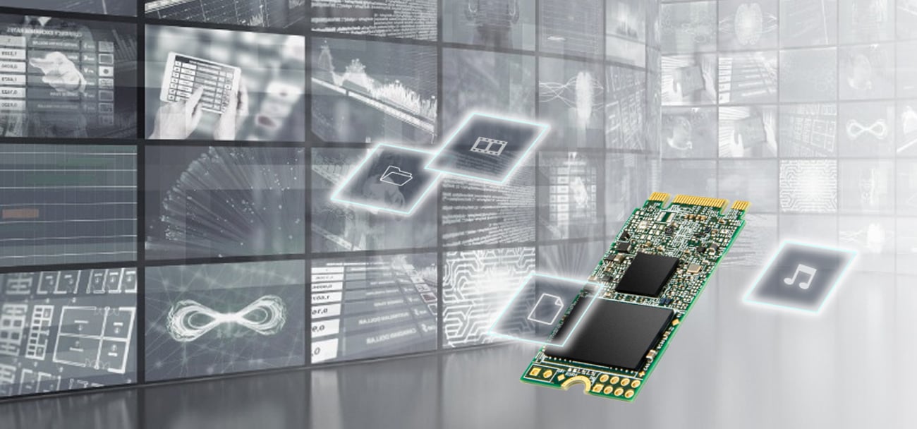 Dysk SSD M.2 Transcend 425S SATA - Grafika lifestyle