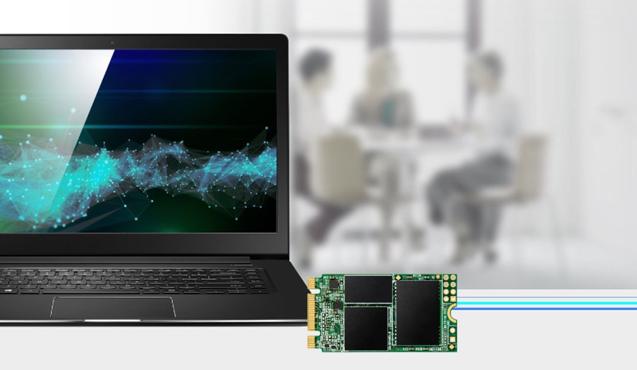Dysk SSD M.2 Transcend 430S SATA - Grafika lifestyle
