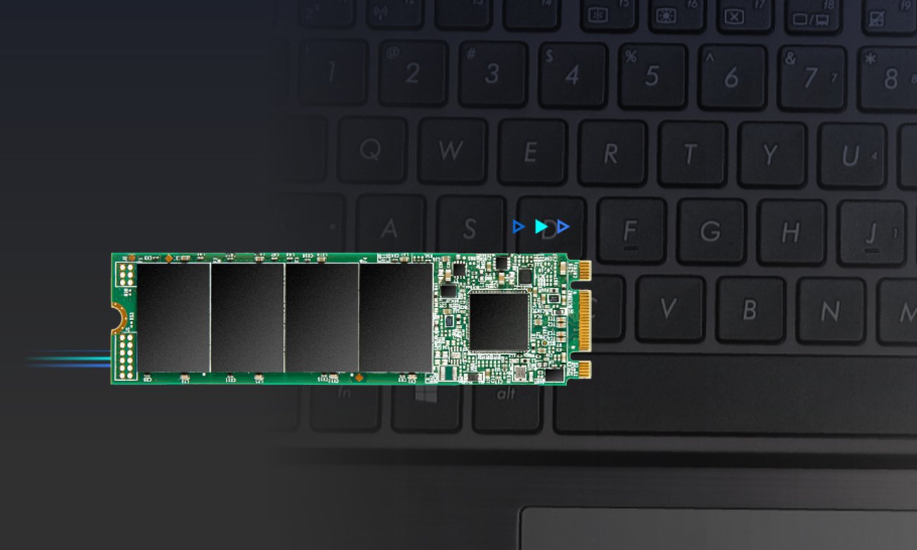 Dysk SSD M.2 2280 Transcend 825S SATA - Grafika lifestyle