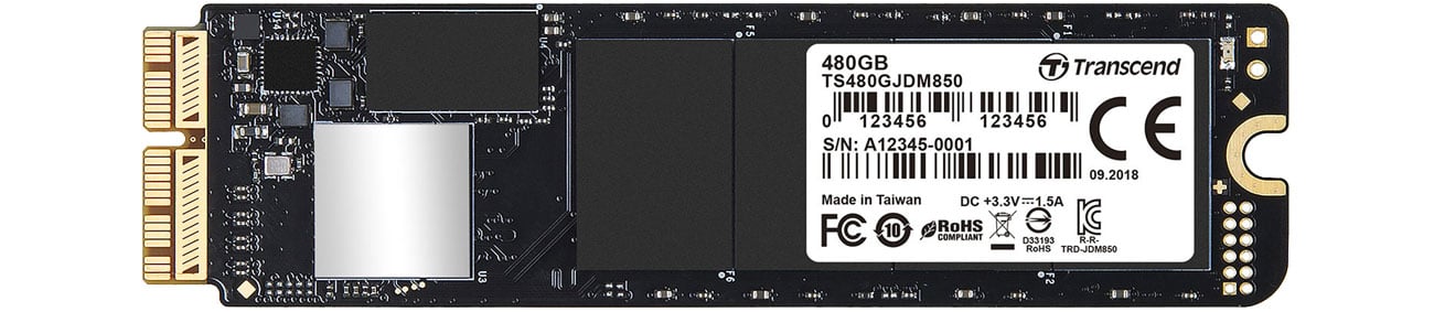 Dysk SSD Transcend 480GB M.2 PCIe x4 JetDrive 850