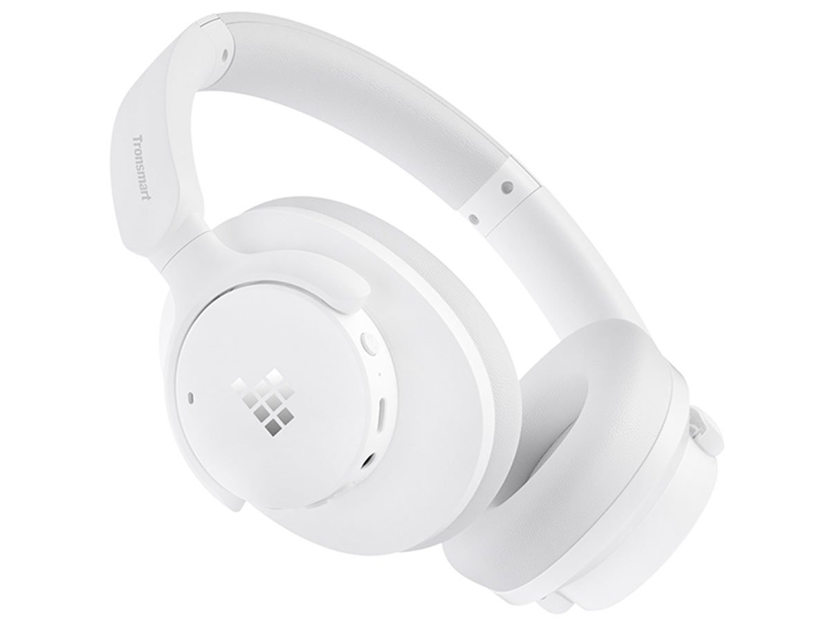 Słuchawki bezprzewodowe Tronsmart Sounfii Q20S Białe - Widok od przodu pod kątem